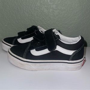Toddler Vans Old Skool Shoes - Black/White - Size 10.5C